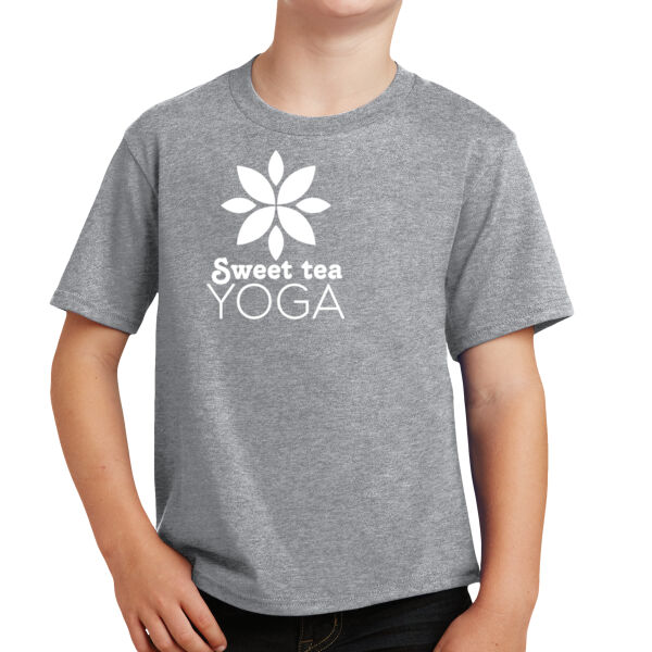 Printed Sweet Tea Yoga - Youth Fan Favorite Tee Thumbnail