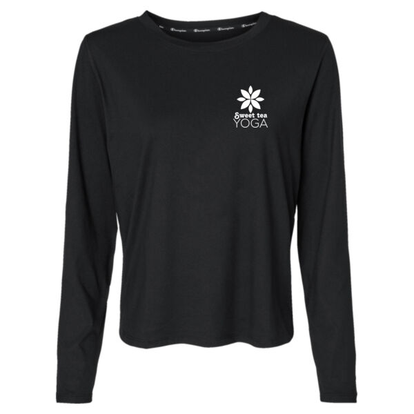 Printed Sweet Tea Yoga - Women's Sport Soft Touch Long Sleeve T-Shirt Thumbnail
